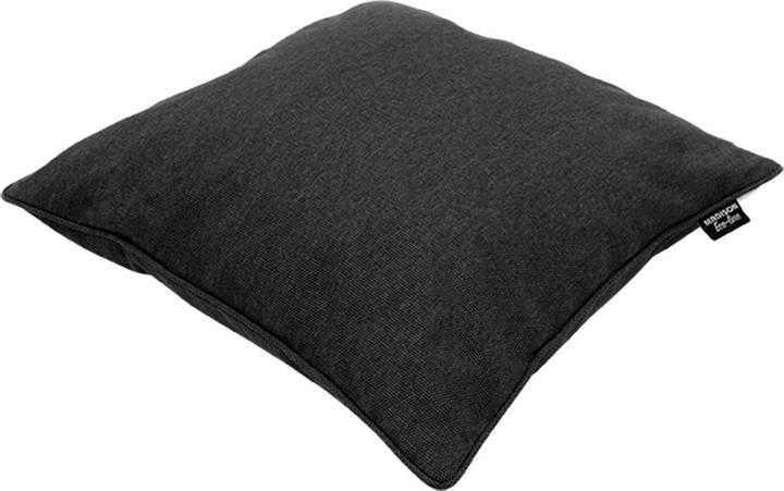 Produktbild Madison 4er-Set Deko-Kissen wasserabwesend, bequemes Outdoorkissen, dunkel grau, 50 x 50 x 10 cm (50 x 50 cm)