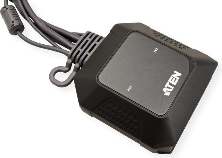 Produktbild Aten CS52DP 2-Port USB-C-DisplayPort-Kabel KVM Switch