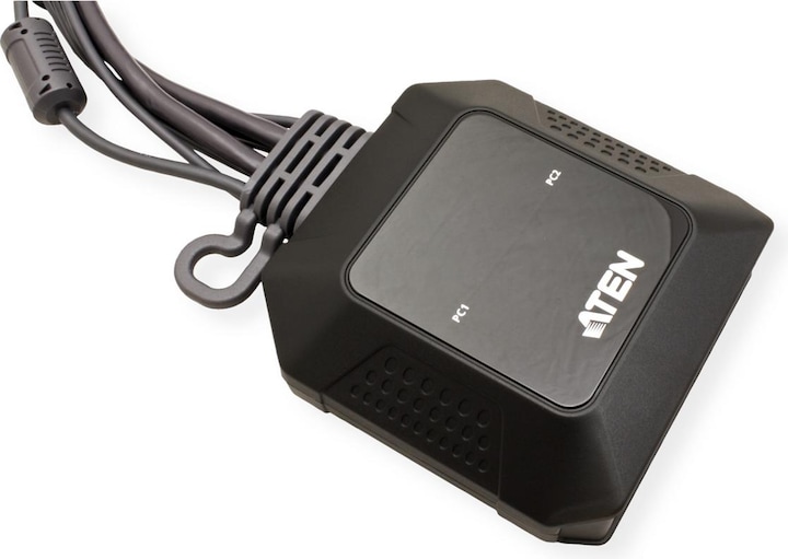 Immagine prodotto Aten CS52DP Interruttore KVM a 2 porte USB-C con cavo DisplayPort