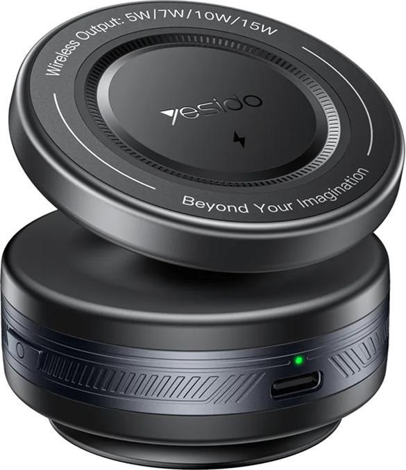 Produktbild Yesido Electric Vacuum Cup MagSafe Phone Holder 15W Wireless Charger