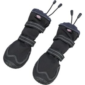 Productafbeelding Trixie Walker Active Lange beschermlaarzen, M, 2 st, zwart (M, Hondenschoenen)