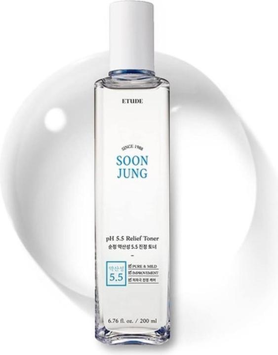 Actual product image Etude House Soon Jung PH 5.5 Relief (Face toner, 180 ml)