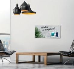 Immagine prodotto Sigel Lavagna magnetica in vetro Artverum con design (Calamita, 130 x 55 cm)