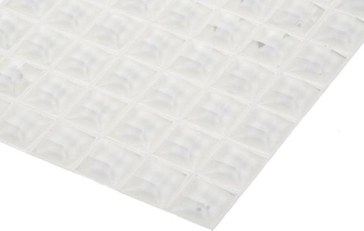 Produktbild RS PRO Clear stick on Sq, 7.6mm H x 20.6mm Dia