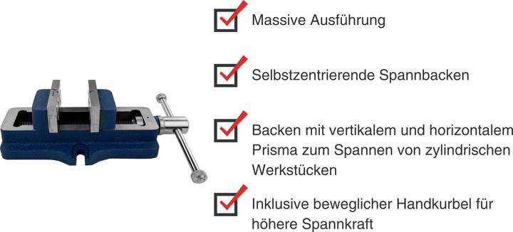 Produktbild Paulimot Maschinenschraubstock 70 mm, selbstzentrierend (85 mm)