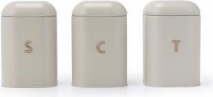 Produktbild Salter BW13729OEU7 Pebble 3-Piece Canister Set Stone (1.40 l)