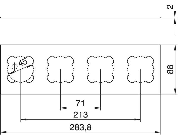 Image du produit OBO Bettermann Plaque de recouvrement