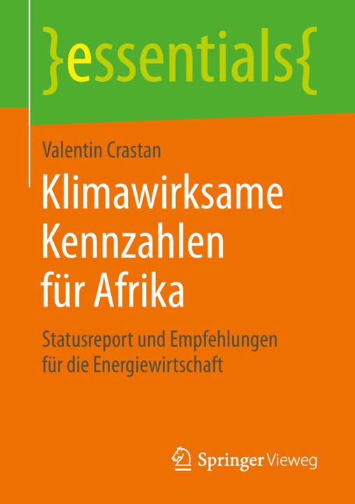 Produktbild Klimawirksame Kennzahlen für Afrika (Deutsch, Valentin Crastan, 2018)