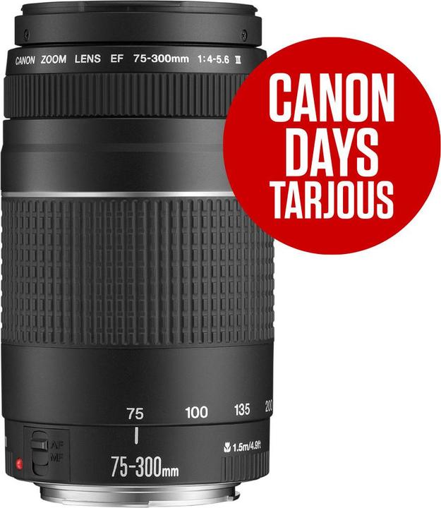 Actual product image Canon EF 75-300mm f/4.0-5.6 III (Canon EF, APS-C / DX)