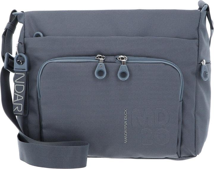 Actual product image Mandarina Duck Crossover Shoulder Bag with Adjustable Strap and Multiple Pockets
