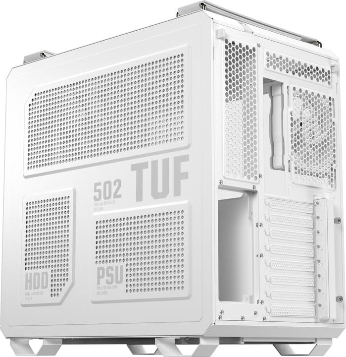 Actual product image ASUS Case TUF GAMING GT502 HORIZON TG ARGB WHITE (ATX, Mini-ITX, mATX)