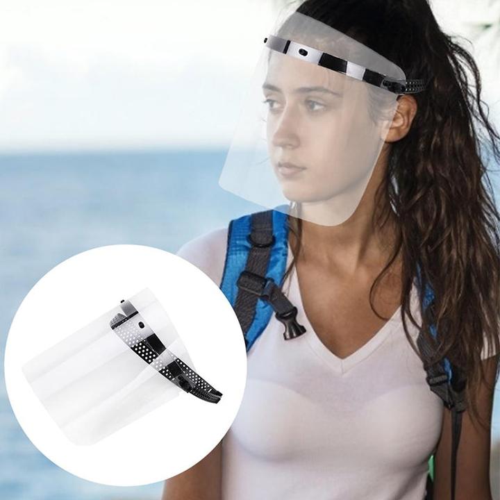 Actual product image Hermex Face Shield Face Visor Spit Guard 1 piece (1 x)