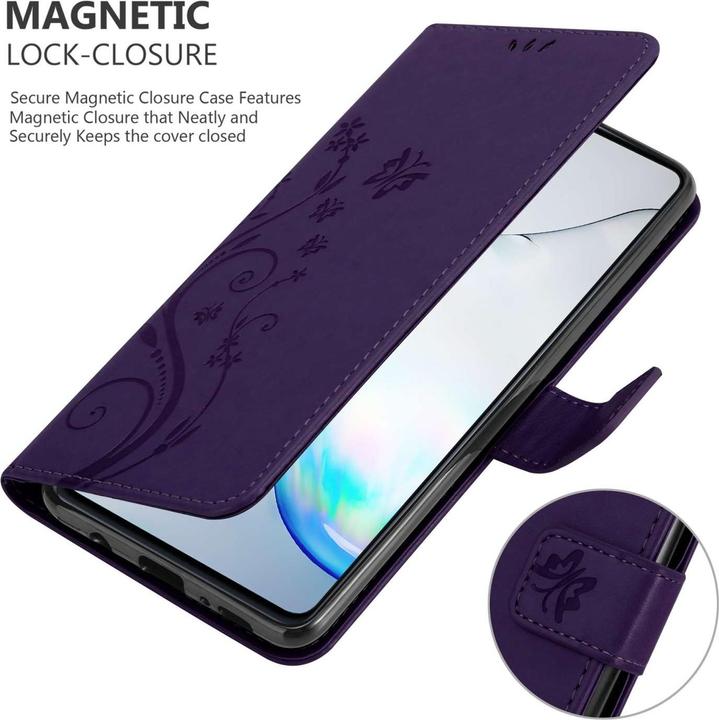 Image du produit Cadorabo Coque pour Samsung Galaxy A81 / NOTE 10 LITE / M60s pour Fleur Book (Samsung Galaxy A81, Samsung Galaxy Note 10 Lite)