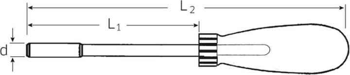 Image du produit Stahlwille Tournevis à cliquet pour embouts 18120001 (1/4")