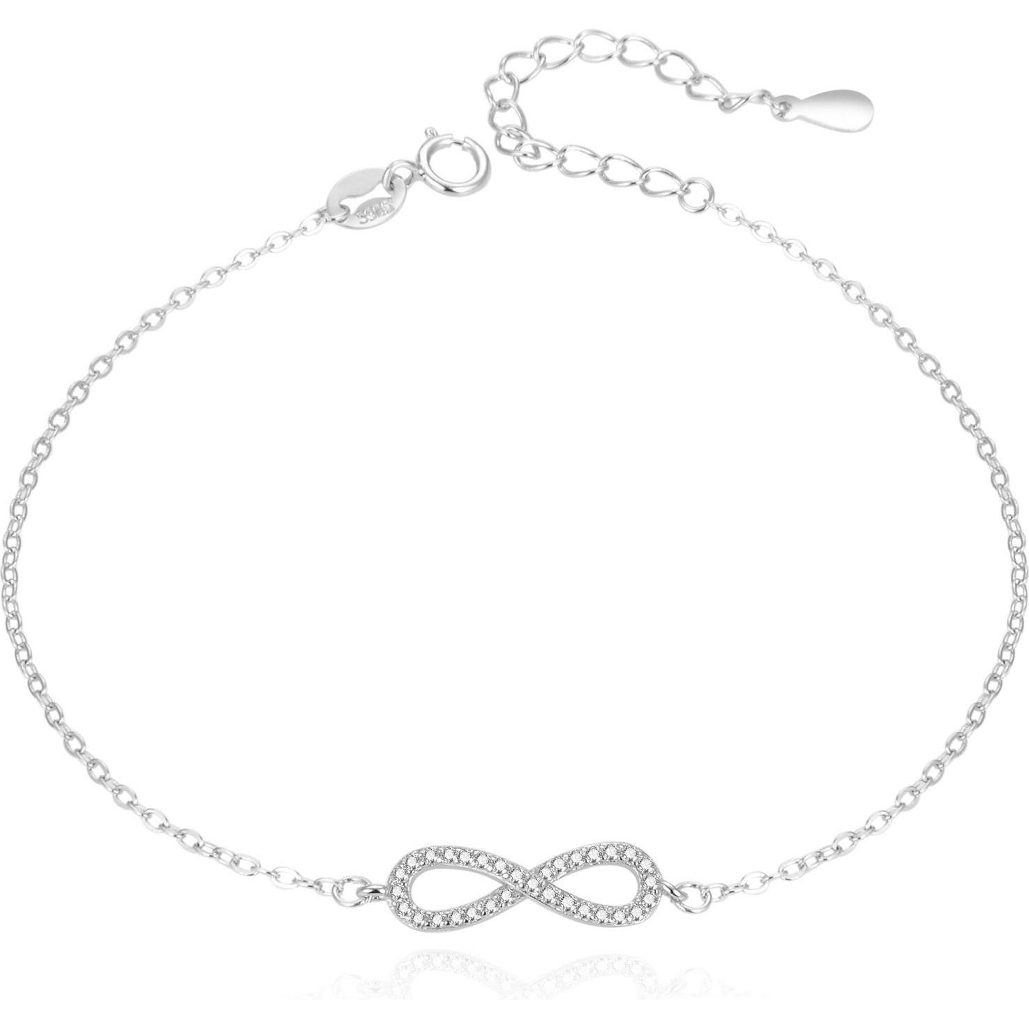 Beneto, Bracciale, Bracciale infinito in argento AGB589 / 21