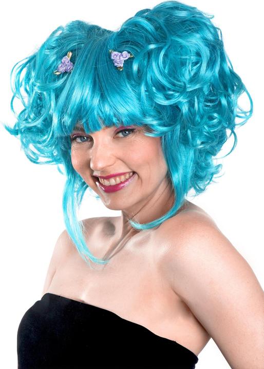 Actual product image Maskworld Manga Perücke türkis - Kostüm Perücke für Fasching