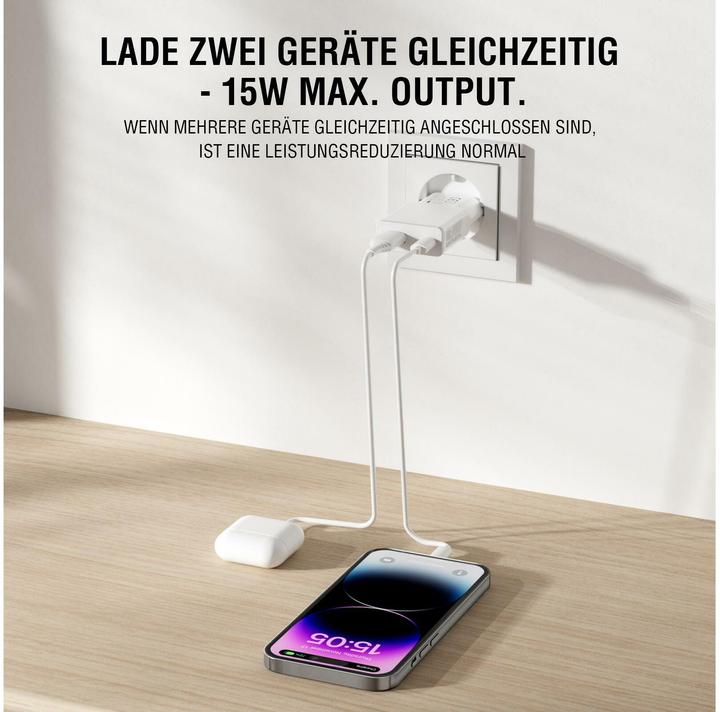 Image du produit 4smarts PD Plug Chargeur fin (30 W, 2 ports)