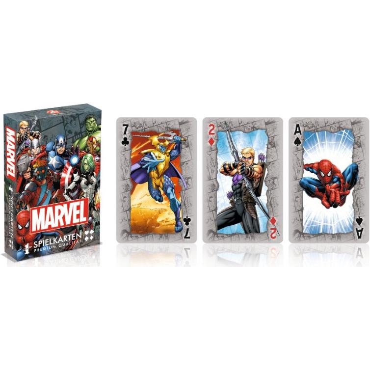Thumbnail - Winning Moves WIN30638 - Playing Cards - Marvel Universe, Spielkarten, 2+ Spieler, ab 8 Jahren (DE-Ausgabe) (Deutsch)