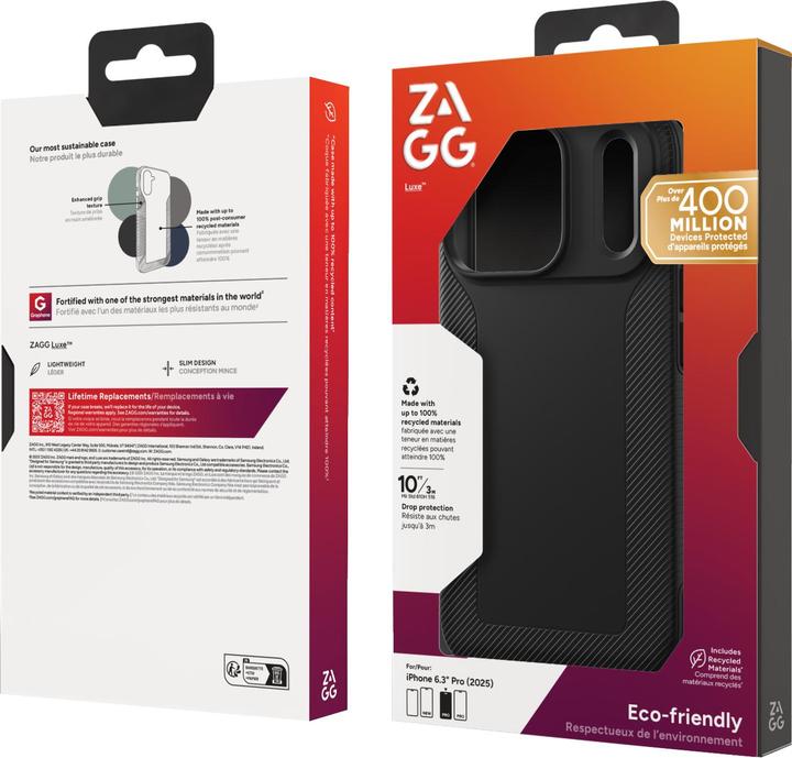 Produktbild Zagg Case für Apple iPhone 17 Pro Luxe black (Apple iPhone 17 Pro)