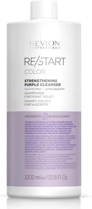 Produktbild Revlon Professional restart purple cleanser (1000 ml, Flüssiges Shampoo)