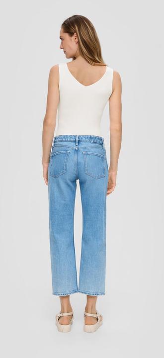 Immagine prodotto S.Oliver Strickpullunder Geripptes Stricktop aus Viskosemix im Slim Fit (46)