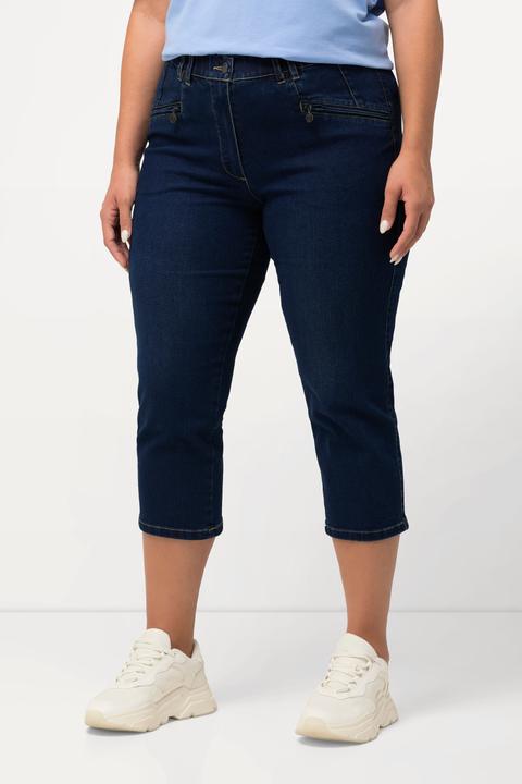 Produktbild Ulla Popken 7/8-Jeans Mony, Elastikbund, Reissverschlusstaschen (44)