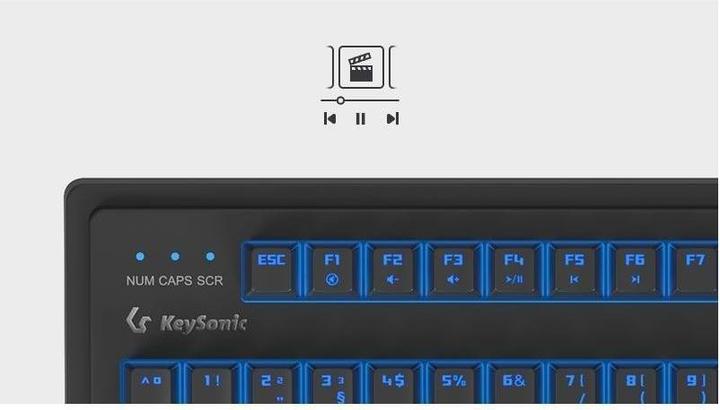 Actual product image KeySonic KSK-8202ELU-T (DE) (DE, Cable)
