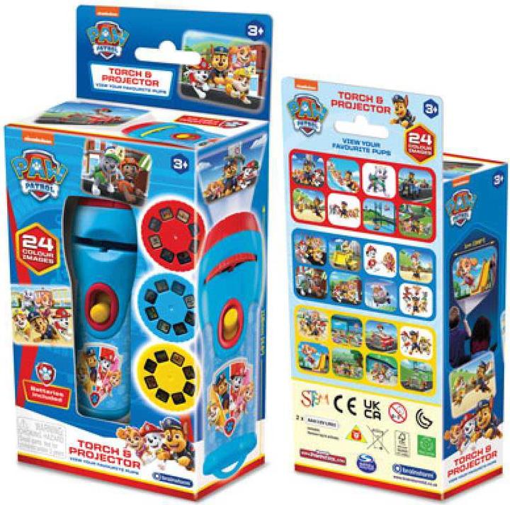 Actual product image Brainstorm Paw Patrol torch & projector (German)