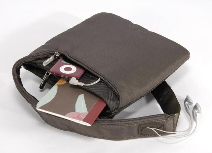 Actual product image Tucano Finatex Mini 'Music bag' for iPad/Tablet/Smartphone Coffee (iPad, Smartphone)