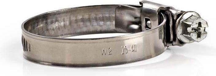 Immagine prodotto Nedis Prolunga con 2 fascette stringitubo | 19 mm | 19 mm | Grigio / Metallo (19 mm)