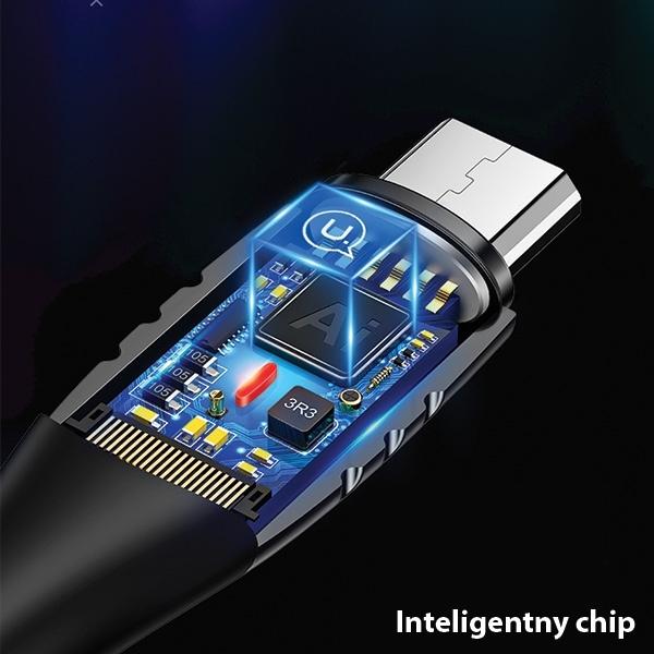 Immagine prodotto Usams Cavo USB-A - microUSB, 1,2 m nero (63821-uniw) (1.20 m, USB 3.0)