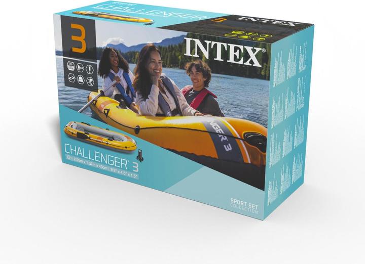 Immagine prodotto Intex CHALLENGER 3 BOAT SET 66313NP (295 cm, 3 Persone)