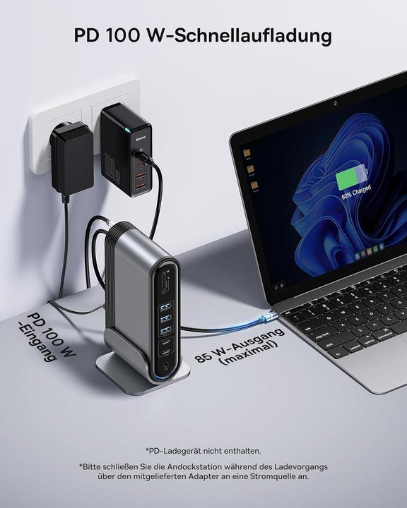 Actual product image Baseus USB C Docking Station (USB-C, 17 ports)