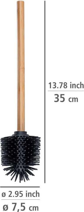 Actual product image Wenko Bambusstiel Silikonkopf