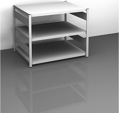 Actual product image kaiserkraft Sideboard plug-in shelf, light gray
