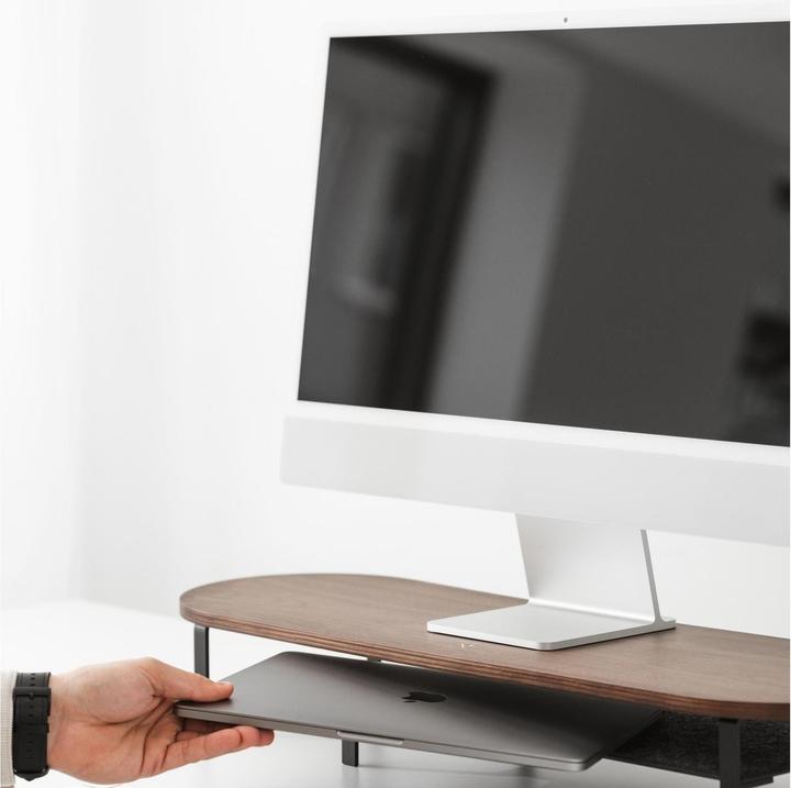 Produktbild Woodcessories Monitor Stand Single mit Ablage