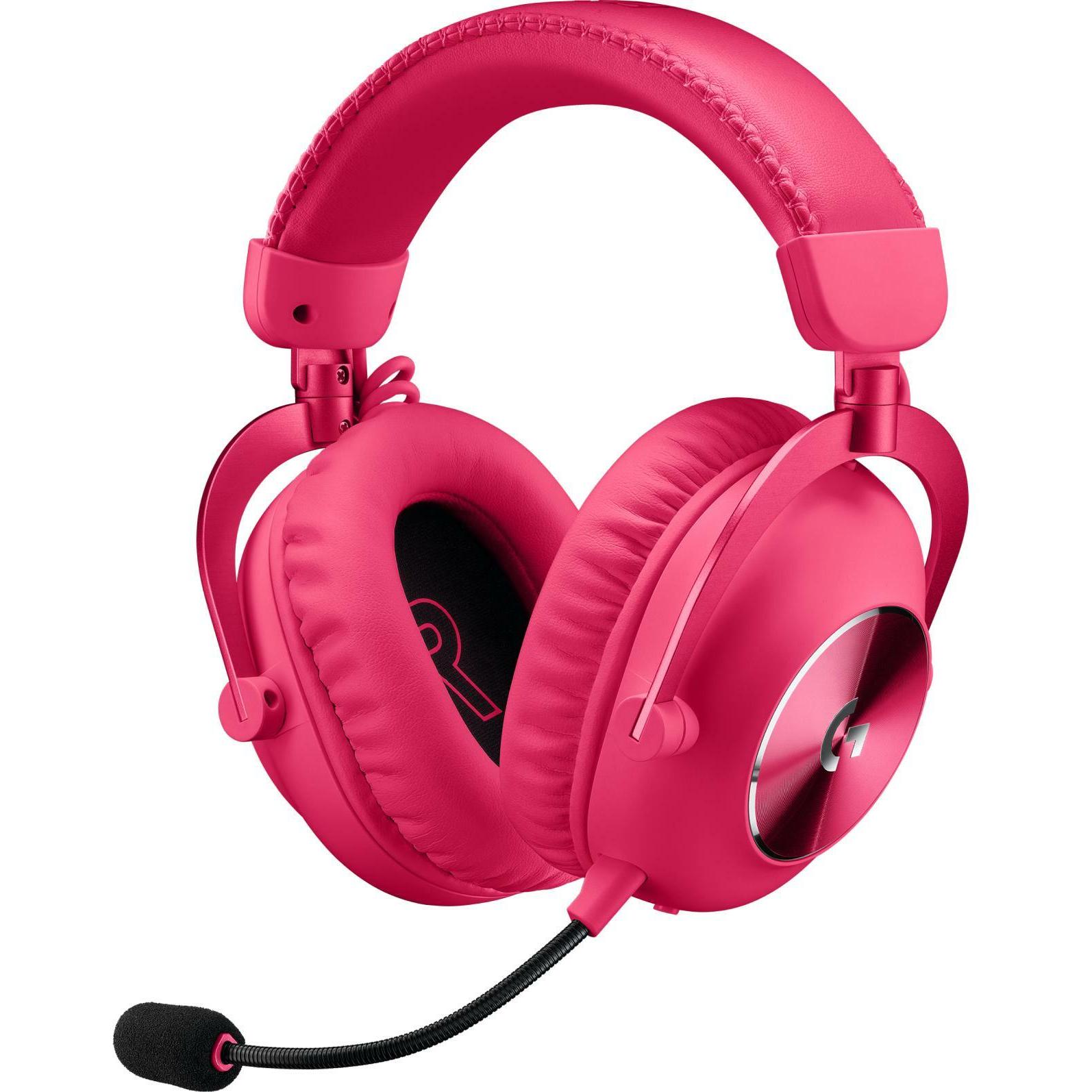 Logitech G Pro X 2 Lightspeed (Kabellos, Kabelgebunden), Gaming Headset, Rot