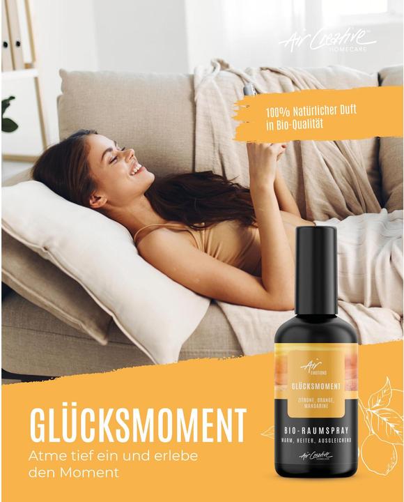 Produktbild AirCreative Bio-Raumspray "Glücksmoment"