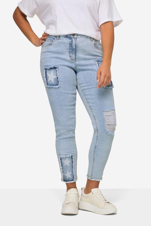 Actual product image Angel of Style 5-Pocket Jeans with Stylish Patches (58)