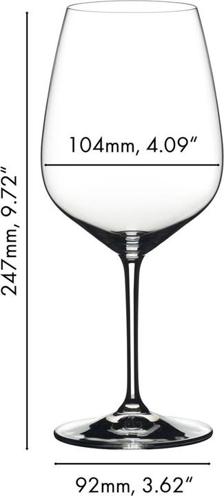 Immagine prodotto Riedel Cabernet estremo (80 cl, 2 Occhiali, Bicchieri da vino rosso)