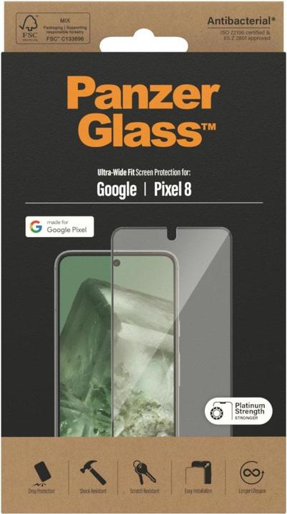 Actual product image PanzerGlass Ultra-Wide Fit (1 pcs., Google Pixel 8)
