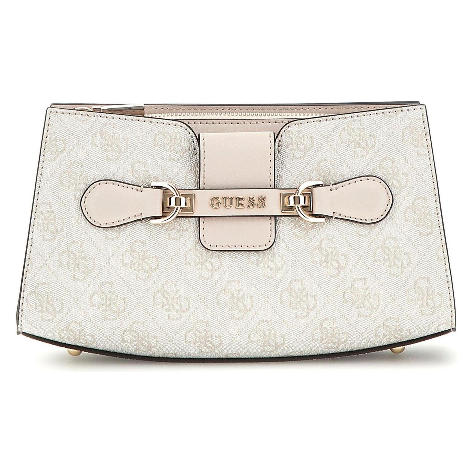 Guess, Damen, Handtasche, Nolana Crossbody Top Zip, Beige
