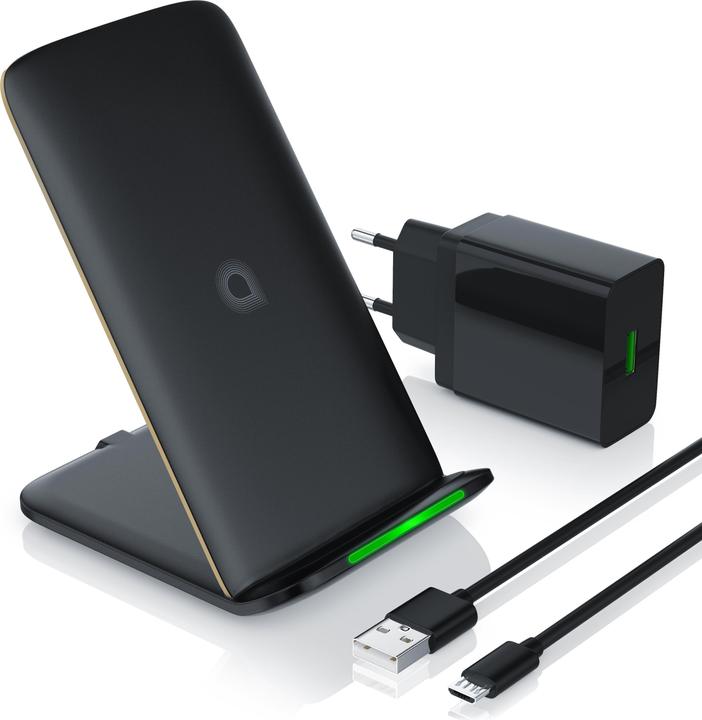 Produktbild Aplic Wireles Qi Charger + USB Quick Charge 3.0 Ladegerät (10 W)