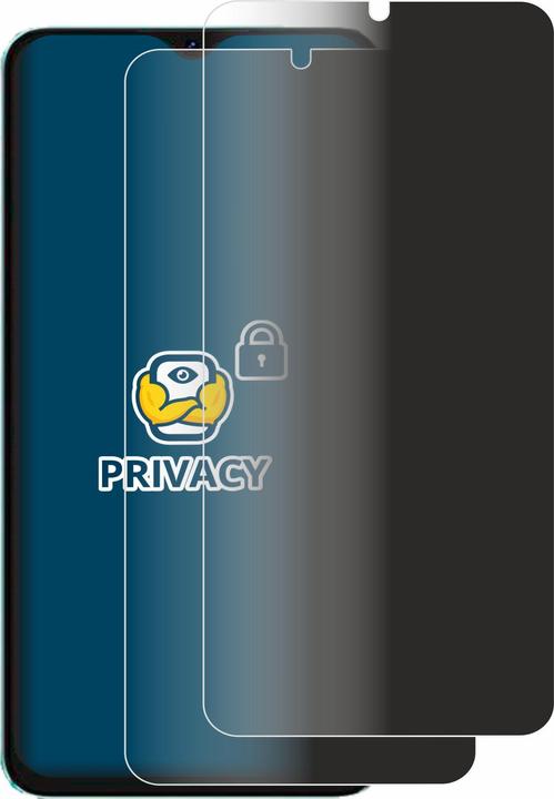 Actual product image BROTECT Anti-spy privacy film Blue light protection film (2 Piece, LG Spirit C70)
