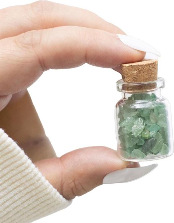 Actual product image Something Different Jar Of Luck Aventurine Decorative Crystal