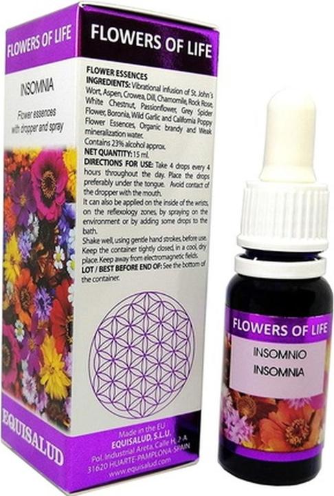Image du produit A. Vogel Flowers Of Life - Insomnie - Remède floral naturel certifié biologique 15ml