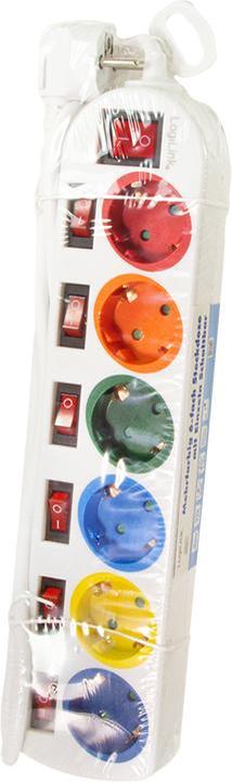 Produktbild LogiLink 6x CEE 7/3 (6 x, CEE 7/3, 1.50 m)