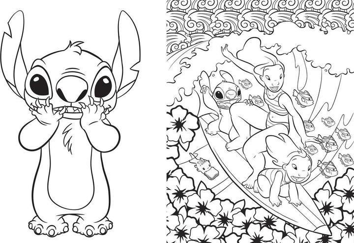 Image du produit Stitch à colorier (Français, Collectif, 2024)