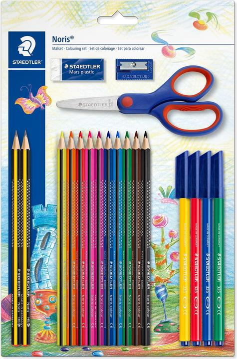 Actual product image Staedtler Writing set, 19 pieces, incl. craft scissors for filling a student case (19 x)