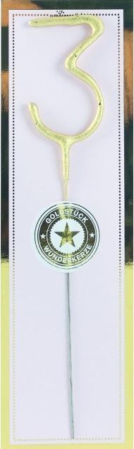Actual product image Wondercandle Number 3 (1 pcs.)